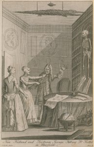Nan Holland och Tristram Savage rånar dr Trotter i Moorfields av Joseph Nicholls