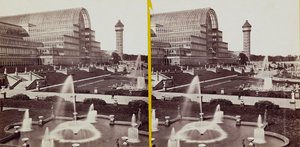 The Crystal Palace i Hyde Park, ca 1900 (s/v foto)