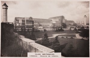 Utsikt över Crystal Palace i London