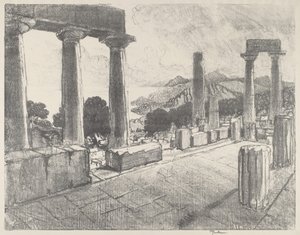 Aigina, Schwarzwald av Joseph Pennell
