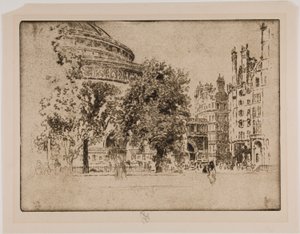 Albert Hall, London av Joseph Pennell