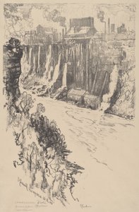 Amerikanskt Tivoli av Joseph Pennell