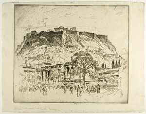Forntida, medeltida och moderna Aten, moskén av Joseph Pennell