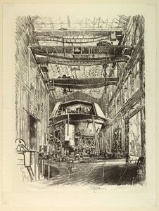 Bygger det stora tornet av Joseph Pennell