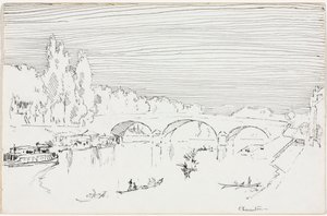 Charenton-le-Pont, ca. 1893. av Joseph Pennell