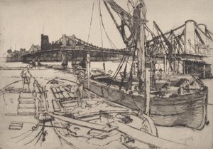 Chelsea, nr II, 1886. av Joseph Pennell