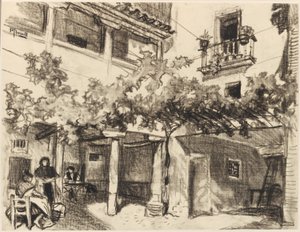 Förtjusande bilder av hemlivet, Alcalá av Joseph Pennell