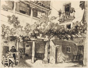 Förtjusande bilder av hemlivet, Alcalá av Joseph Pennell