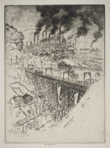 Edgar Thomson-verken, Bessemer av Joseph Pennell
