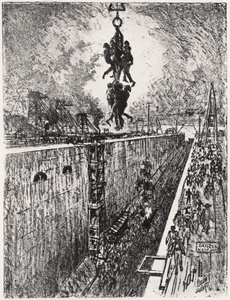 Slut på dagen: Gatun Lock, skylt VII från 