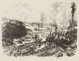 Engelska War Work: Munition Works av Joseph Pennell