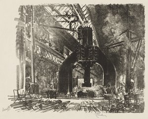 Engelska War Work: The Great Hammer av Joseph Pennell