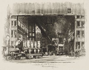 English War Work: The Urns, Casting Big Shells