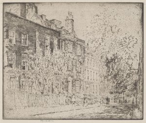 Great College Street, Westminster av Joseph Pennell