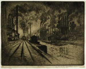 In the Works, Homestead av Joseph Pennell
