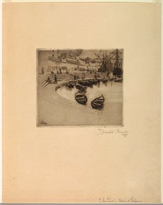 Landningsplats, Leghorn av Joseph Pennell