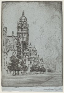 Fantastiska Kensington av Joseph Pennell