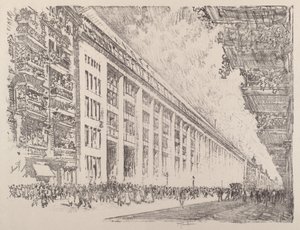 Mitt på dagen, General Electric Works, Berlin av Joseph Pennell