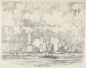 ニューヨーク エリス島 スウェーデン出身 av Joseph Pennell