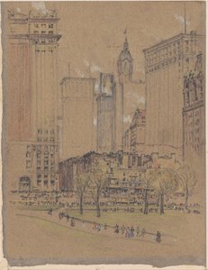 New York, det gamla och det nya av Joseph Pennell