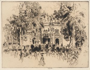 Gamla katedralen av Joseph Pennell