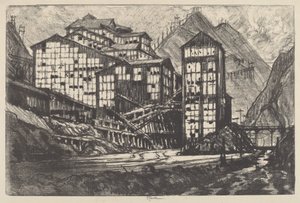 Old Million Eyes, 1910. av Joseph Pennell
