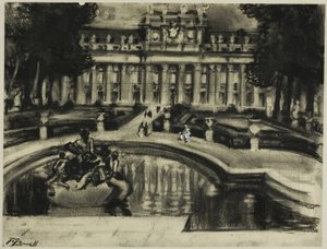 Palace La Granja av Joseph Pennell