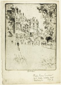 Park Lane av Joseph Pennell