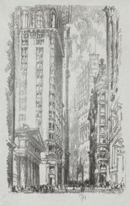 Pine Street, #6 i Iconophile Club Collection av Joseph Pennell