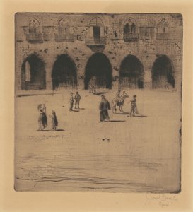 Rådhustorget, Pistoia av Joseph Pennell