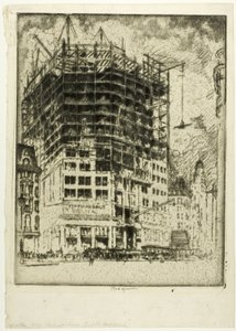 Ombyggnad av Fifth Avenue av Joseph Pennell