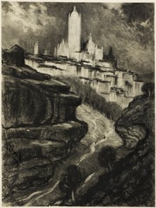 Segovia av Joseph Pennell