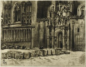 St. Juan de los Reyes, dörren och kedjorna av Joseph Pennell