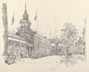 Statsbyggnader, 1912. av Joseph Pennell