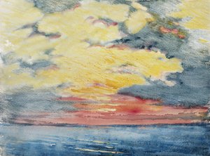 Solnedgång, Acapulco av Joseph Pennell