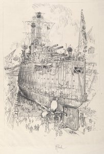 Myrorna, 1917. av Joseph Pennell