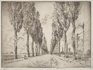 Allén, Valenciennes av Joseph Pennell