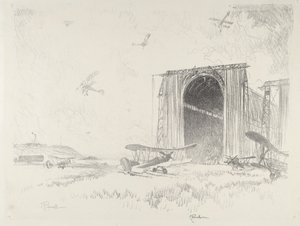 Ballongskjulet av Joseph Pennell