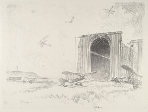 Ballongskjulet av Joseph Pennell