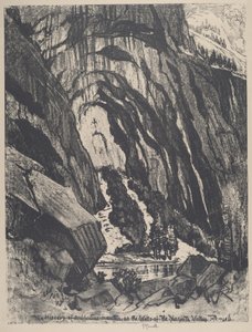 Katedraldörren, 1912. av Joseph Pennell