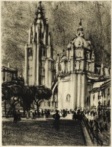 Katedralen, Toledo av Joseph Pennell