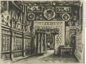 Kapitelhuset, Toledo-katedralen av Joseph Pennell