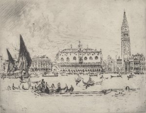 Dogepalatset, 1883. av Joseph Pennell