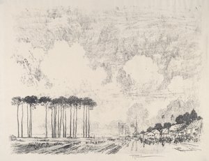 Ombordstigningslägret, Classic Grove av Joseph Pennell