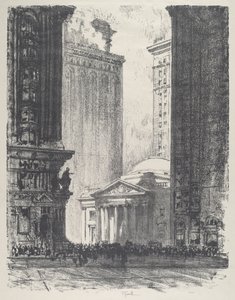 The Girard Trust Company av Joseph Pennell