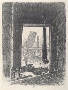 The Gun Pit, No.I av Joseph Pennell