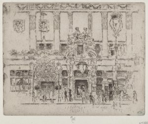 Institutet, Piccadilly av Joseph Pennell