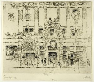 Institutet, Piccadilly av Joseph Pennell
