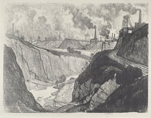 Järngruvan av Joseph Pennell
