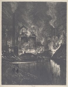 Eldsjön, Charleroi av Joseph Pennell
